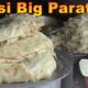 Street Food Of India - Preparing The Famous Desi Big Paratha