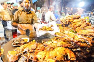 Street Food in Pakistan - HARDCORE Chicken, GOAT Foot PAYA + Pakistani Street Food TOUR of Lahore!!!