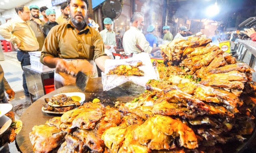 Street Food in Pakistan - HARDCORE Chicken, GOAT Foot PAYA + Pakistani Street Food TOUR of Lahore!!!