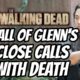 THE WALKING DEAD - All of Glenn's Close Calls With Death