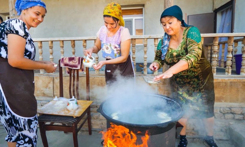 TRADITIONAL FOOD IN UZBEKISTAN - Unforgettable Family Meal in Khiva!