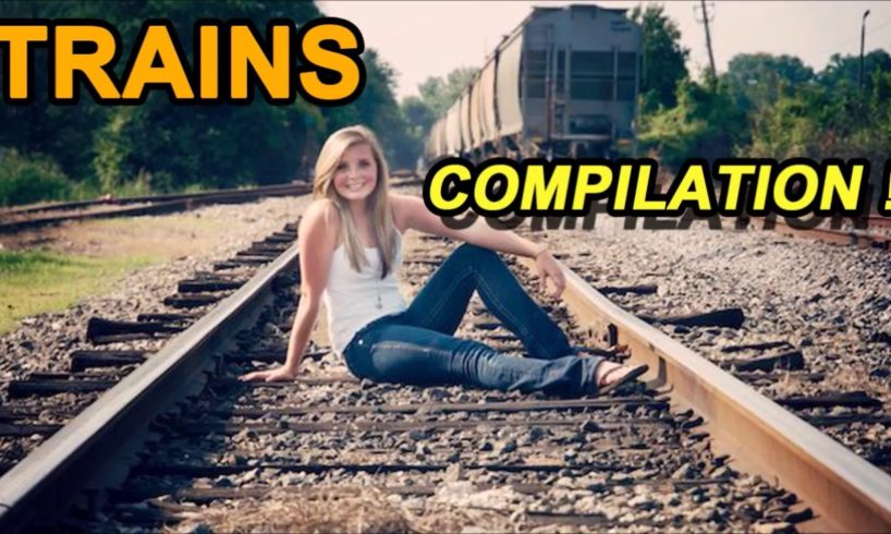 TRAIN ACCIDENTS COMPILATION! Locomotives Trains Close Calls CRASH Wrecks!