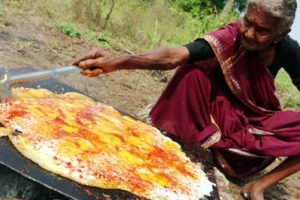 Tasty Egg Dosa || King of Egg Dosa By My Grandma's Village Style || Country Foods