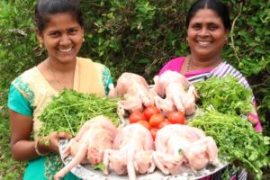 Traditional Full Chicken Biryani | Giant Chicken Biryani Recipe By Smily