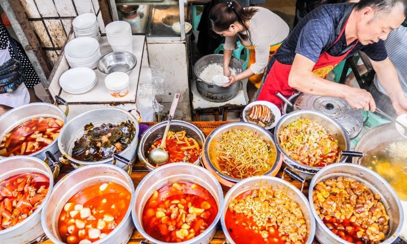 UNSEEN Chinese Street Food BREAKFAST TOUR in DEEP Sichuan, China | STREET FOOD Tour through China!