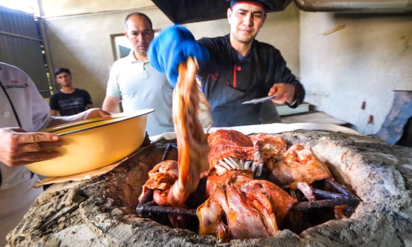 Ultra-Tender TANDOORI LAMB!! | Food Tour + Attractions in Bukhara - Silk Road Uzbekistan!