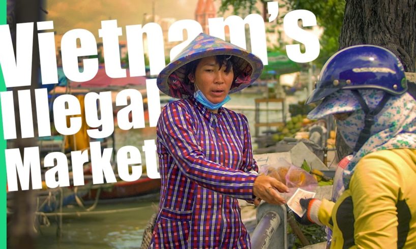 Vietnam's Illegal Floating Market!