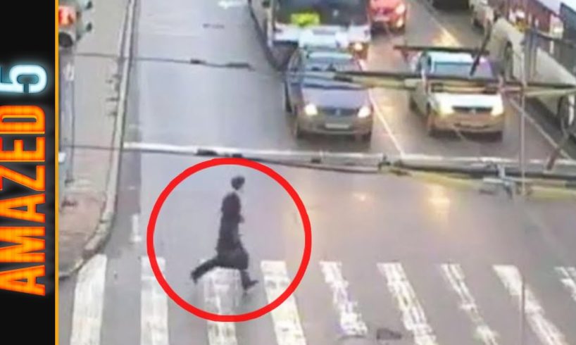 luckiest people in the world / Near death experience caught on camera