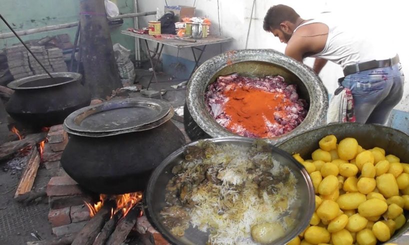 250 Kg Mutton Dum Kolkata Style Biryani For 800 People | Full Preparation | Street Food Loves You
