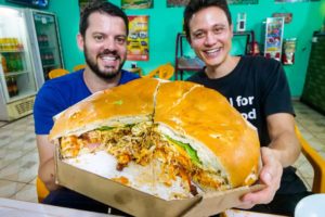 5 KG. MONSTER SANDWICH - Brazilian Food Tour in Curitiba, Brazil!