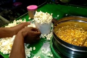 Amazing Popcorn Making By Auto Machine - Kolkata Street Food - Indian Street Food