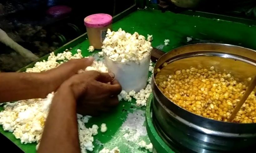 Amazing Popcorn Making By Auto Machine - Kolkata Street Food - Indian Street Food