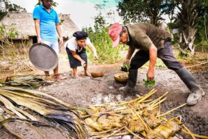 Ancient MAYAN FOOD - Jungle Cooking in MAYA VILLAGE in Quintana Roo, Mexico!