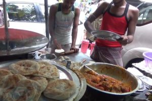 Best Cheap Kolkata Street Food - Paratha 2 Piece @ 10 rs Only
