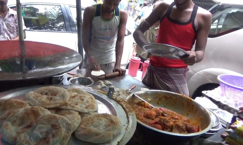 Best Cheap Kolkata Street Food - Paratha 2 Piece @ 10 rs Only