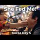 Best Korean Street Food in Seoul at Gwangjang Market: She Fed Me! (Day 5)