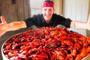 Boiling 10,000 Crawfish!!! Epic Louisiana Crawfish Throw Down in Cajun Country!!