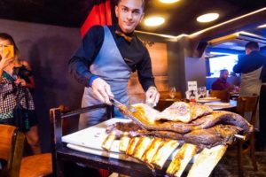 Brazilian Steakhouse - HUGE BEEF RIBS + 14 MEATS CHURRASCARIA in Rio de Janeiro, Brazil!