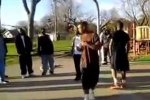 CRAZY ASS HOOD FIGHTS AT THE PARK!