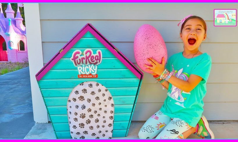 Cutest Puppy FurReal Friends Ricky and Pink Egg Surprise Toys for Kids!