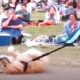 Dog PLAYS DEAD to Avoid Going Home While Park Crowd Watches | The Dodo