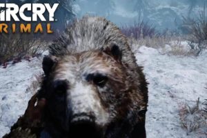 FAR CRY PRIMAL - Brown Bear Animal Fight Compilation (PS4) HD