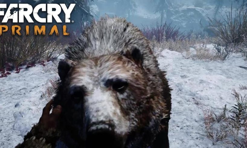 FAR CRY PRIMAL - Brown Bear Animal Fight Compilation (PS4) HD