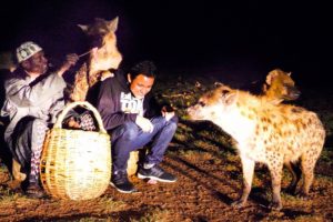 Face-To-Face with a GIANT HYENA in Ethiopia + Huge Ethiopian Street Food Tour in Harar!