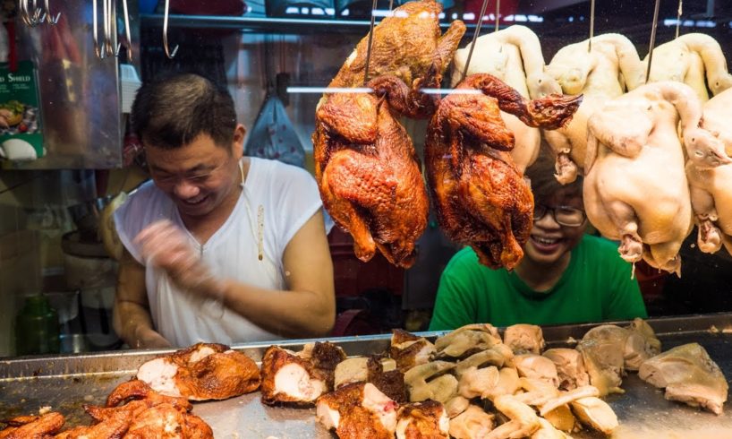 Famous Singapore Chicken Rice - Roasted Chicken VS. Boiled Chicken!?