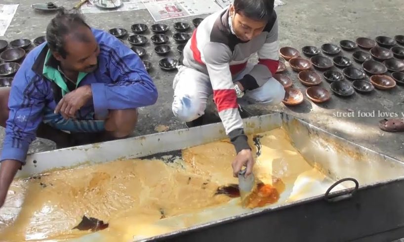 Full Jaggery/Gur Preparation from Date Liquid | Bengali Traditional Food | Street Food Loves You