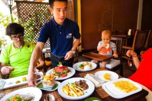 GOURMET French Food in Laos - BUFFALO STEAK TARTARE at L'Elephant in Luang Prabang!