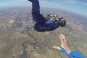 GUY HAS SEIZURE WHILE SKYDIVING