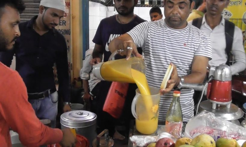 Healthy Cool Mango Juice @ 20 rs Per Glass - Street Food Kolkata