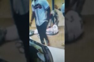 Hood fight street fight curb stomp KO knocked out to do