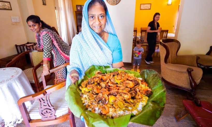 Huge Platter of Sri Lankan Food - ONCE IN A LIFETIME Family Meal in Colombo, Sri Lanka!