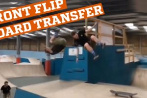 INCREDIBLE front flip board transfer!! (People are Awesome)