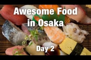 Japanese Food Tour in Osaka: Kuromon Market and AMAZING Sushi!