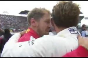 Lewis Hamilton | Sebastian Vettel congratulate Lewis Hamilton on his victory