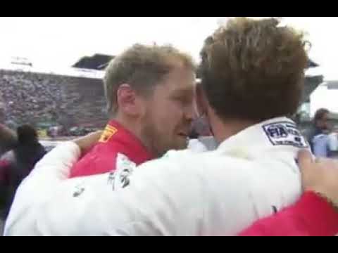Lewis Hamilton | Sebastian Vettel congratulate Lewis Hamilton on his victory