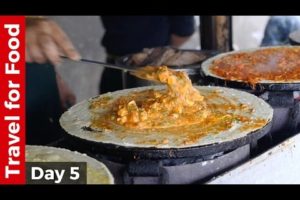 Mumbai Street Food Day - Paneer Tikka Dosa, Pav Bhaji, Bhel Puri, and Sev Puri