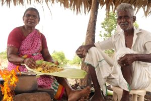 Mutton Biryani Prepared By My Granny And Grandpa | Country foods