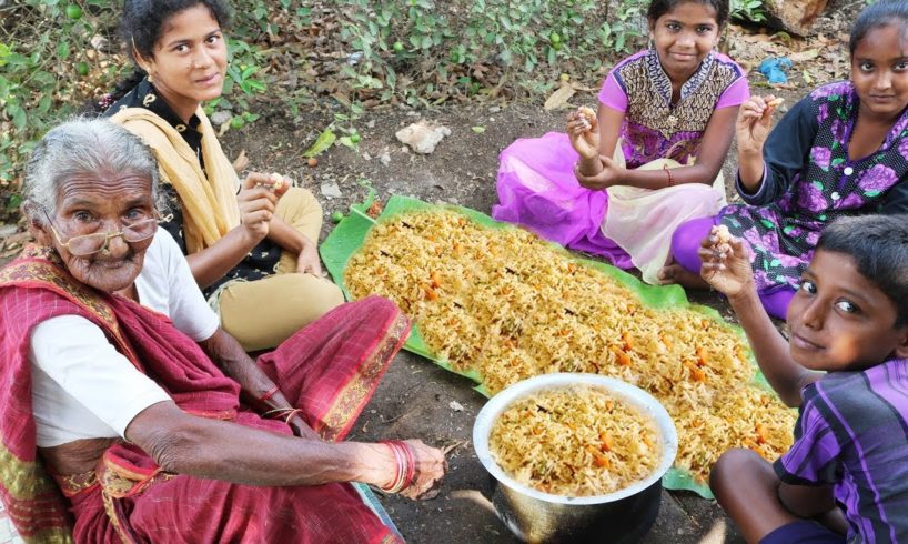 My 105 years Grandma's Prawns Biryani | How to cook shrimp biryani