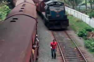 Near Death Experience Compilation - People Almost Get Hit By Train