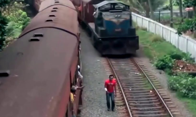 Near Death Experience Compilation - People Almost Get Hit By Train