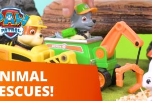 PAW Patrol | Animal Rescues! Pups Save the Day! | Toy Episode Compilation