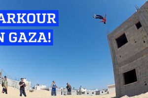 Parkour & freerunning in Gaza | PEOPLE ARE AWESOME