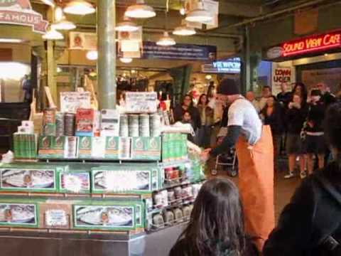Pike Place Fish Throw Seattle