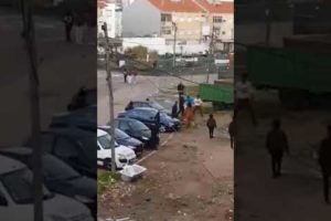 Portuguese Police brutality Bairro da Jamaica, hood fight, civilians unarmed