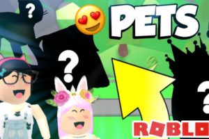 Roblox: GANHAMOS OS PETS MAIS FOFOS DO ADOPT ME!! (Adopt Me)