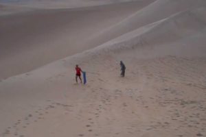 Sandboarding in the Egyptian Siwa Oasis